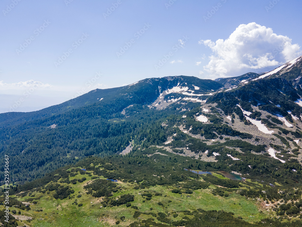 Aerial view of Pirin Mountain near Kremenski lakes, Bulgaria Aerial view of Pirin Mountain near Kremenski lakes, Bulgaria