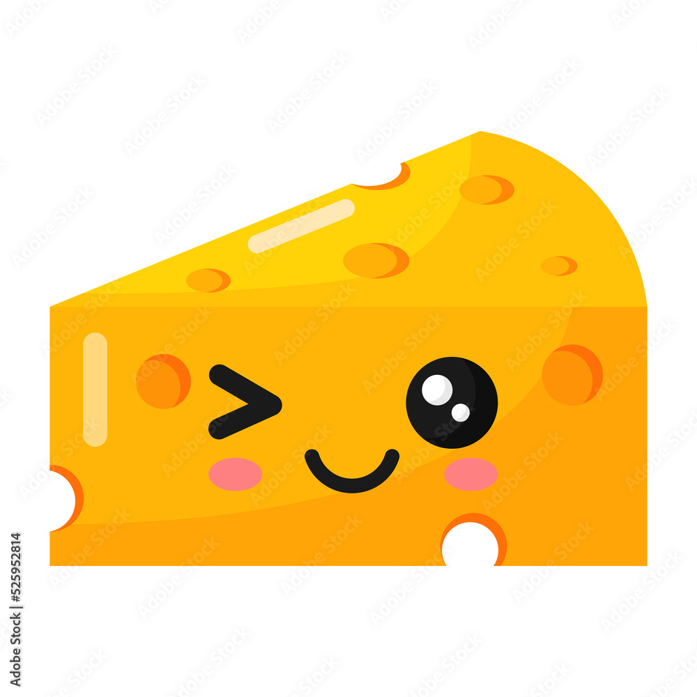 Fototapeta premium Cheese icon.