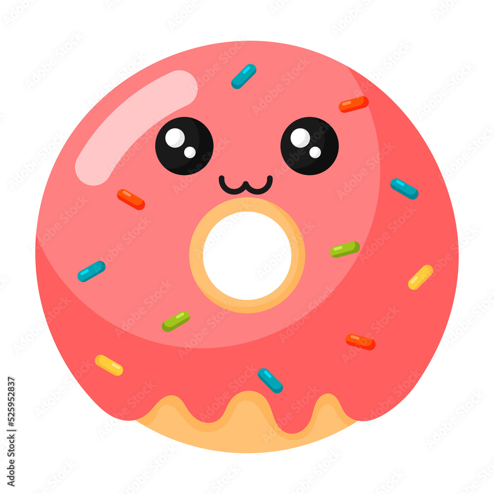 Donut icon. Donut icon.