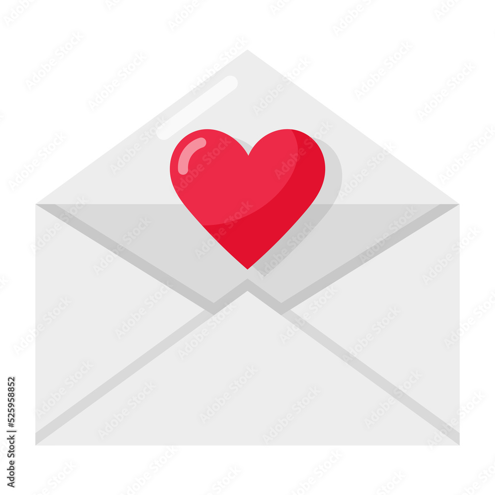 Love Letter icon. Love Letter icon.
