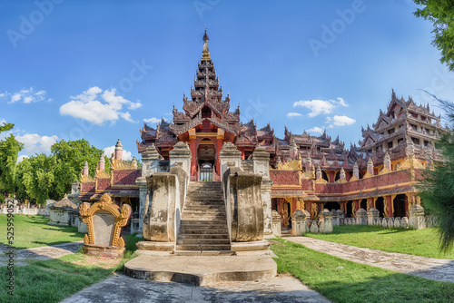 Bagaya monastery at Amarapura Mandalay Myanmar