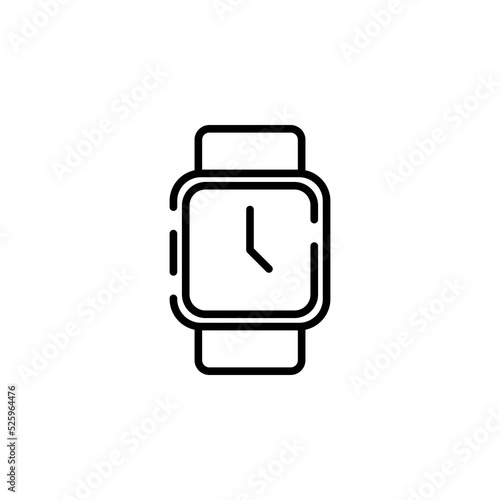 Clock, Timer, Time Dotted Line Icon Vector Illustration Logo Template. Suitable For Many Purposes.