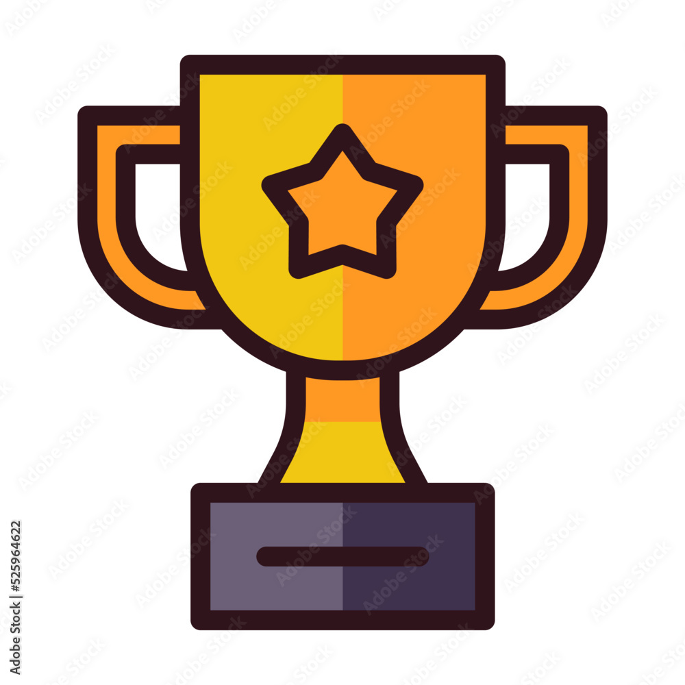 gold trophy cup on a white background gold trophy cup on a white background