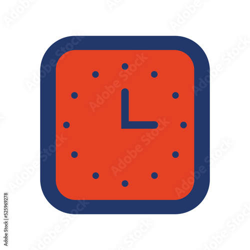 Square Wall Clock Icon