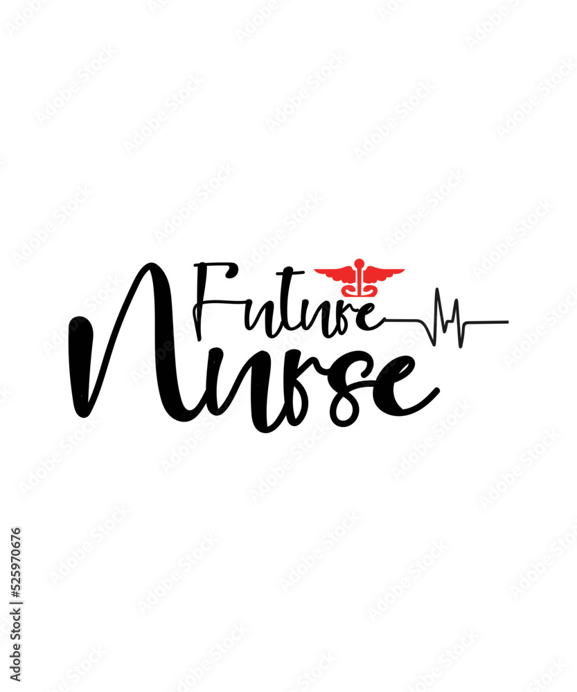 Fototapeta premium Nurse Svg Bundle, Nursing Svg, Medical svg, Nurse Life, Hospital, Nurse T shirt Design, MNU02,School Nurse SVG PNG JPG, Registered Nurse Svg, Nurse Svg, Nursing Svg, Digital Download, Free Commercial 