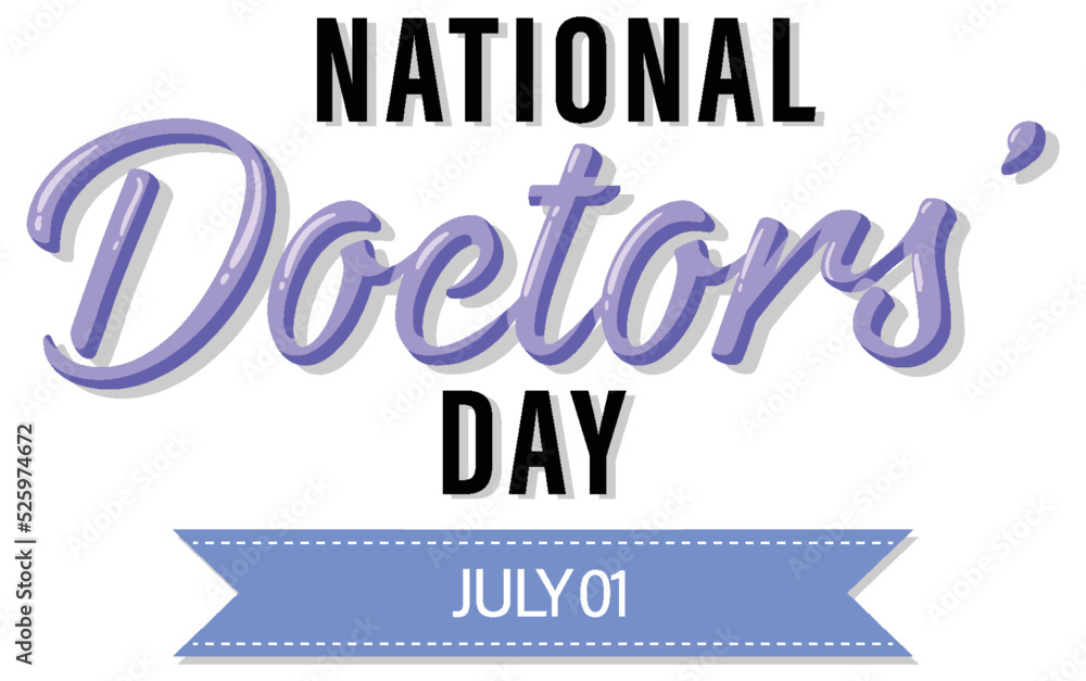 National doctor day in July logo
