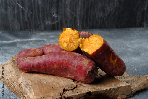 roasted beni haruka's Japanese  sweet potato  photo