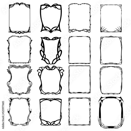 set of frames halloween