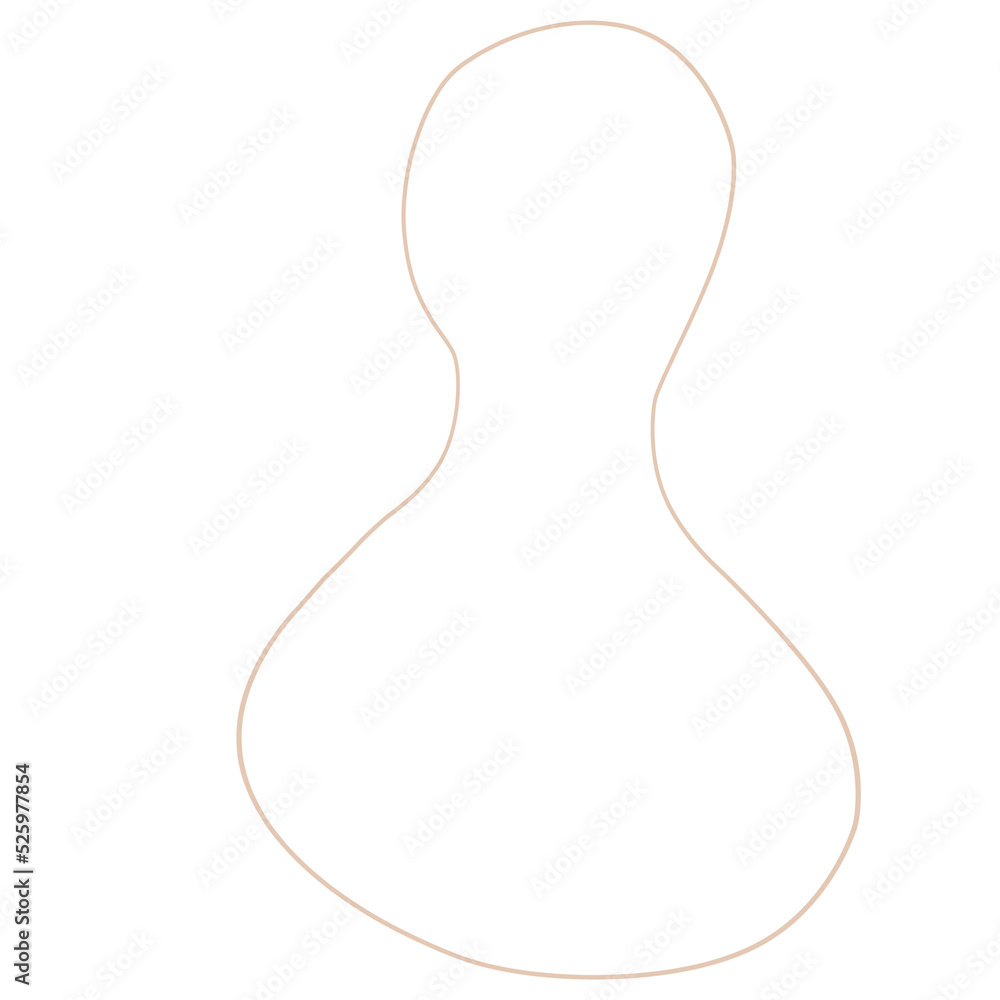 PNG. Abstract blob line art. PNG. Abstract blob line art.