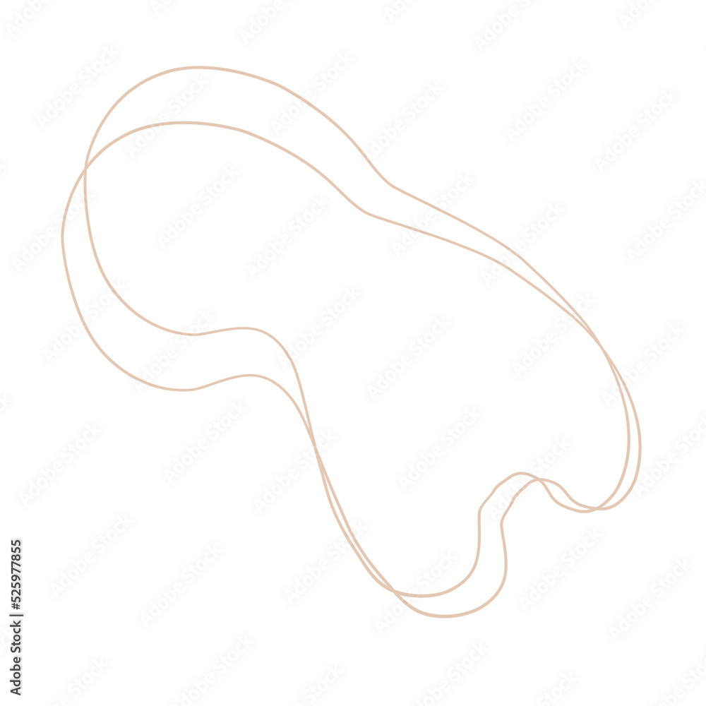PNG. Abstract blob line art. PNG. Abstract blob line art.