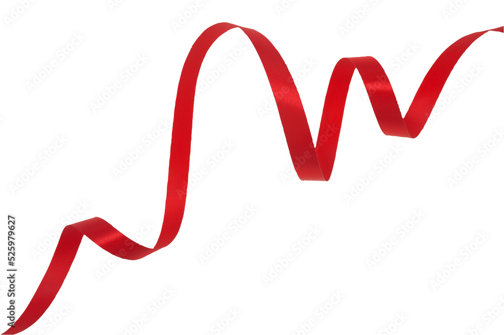 Red Ribbon line art PNG. Red Ribbon line art PNG.