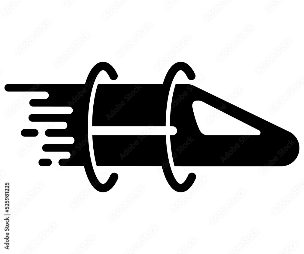 Hyperloop icon. The Hyperloop is a proposed mode of passenger and ...