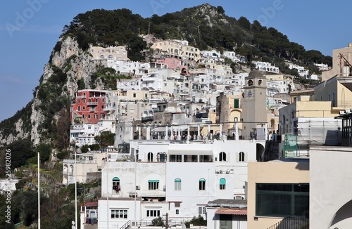 Capri - Scorcio della piazzetta dal belvedere di Via Roma photo