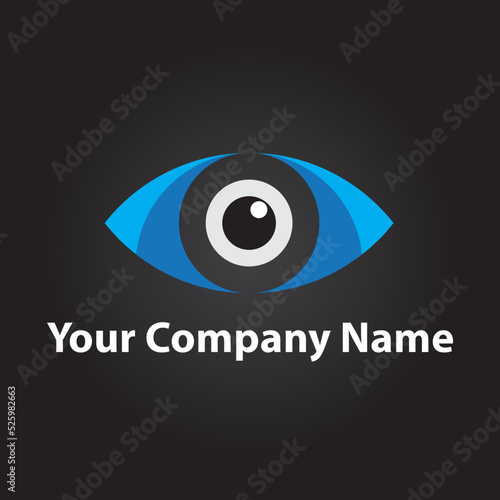 eye logo vector 