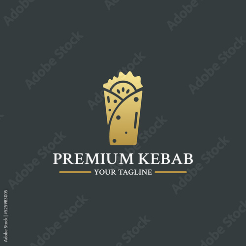 Kebab Logo Vector Illustration For Company Symbols or Kebab Products.