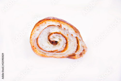 the bean paste rolled bread
