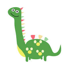 Poster Dinosaurus Grappige dinosaurus tuindecoratie  © imasayu