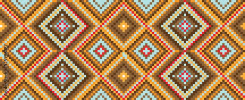seamless tribal navajo pattern, indian style