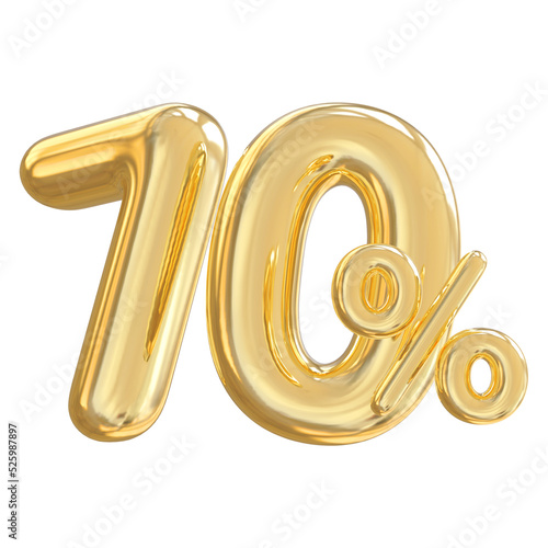 Sale 70 percent off number gold