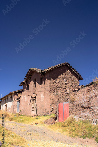 paisaje de pueblos y zonas rurales de guancavelica Perú