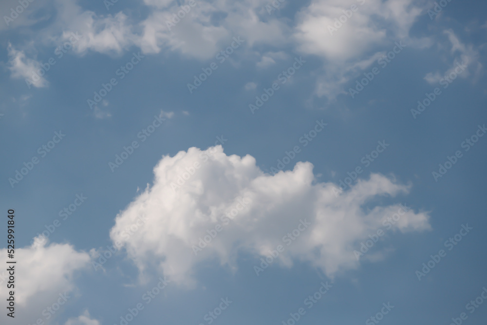 Blue sky with white clouds. Sky background. Blue sky with white clouds. Sky background.
