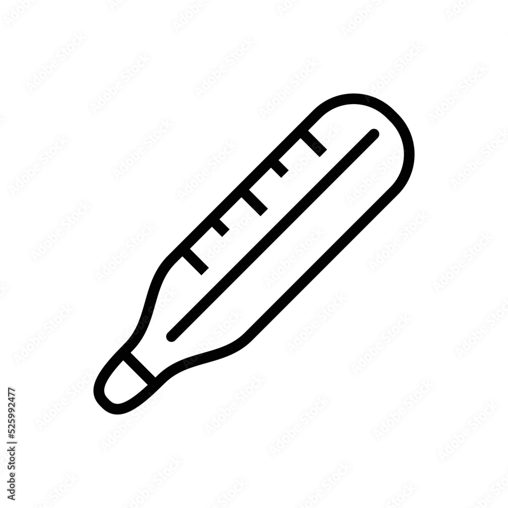 Thermometer icon vector graphic illustration Thermometer icon vector graphic illustration