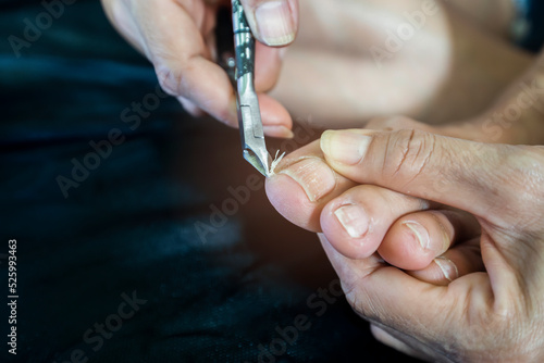 Concept image of manicure and nail polish