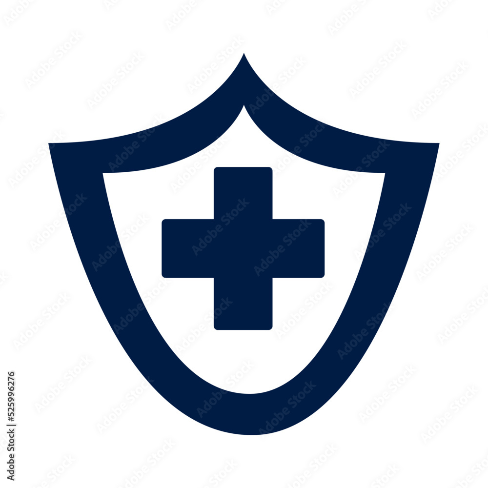 Obraz premium shield with medical cross