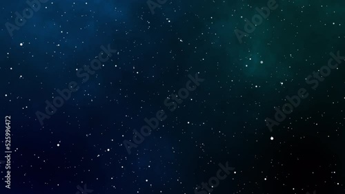 Starry night sky motion background at 60fps photo
