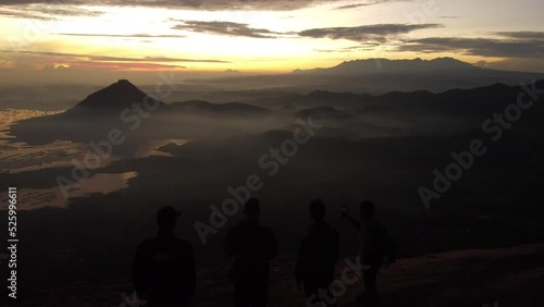 sunrise in the lembu mountains photo