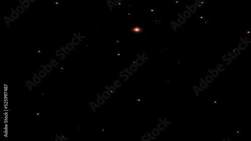 Futuristic star background in dark galaxy star lines, night sky, stars background. Space background. 3D. 4K. Isolated black background