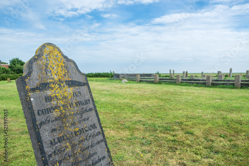 Grabsteine auf dem ehemligen Friedhof Stryper kerkhof photo