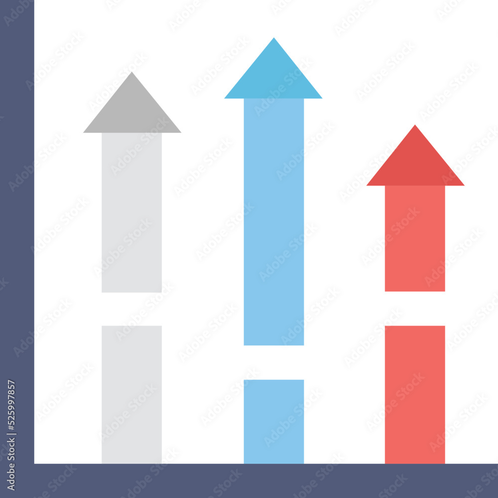 Growth Vector Icon Growth Vector Icon