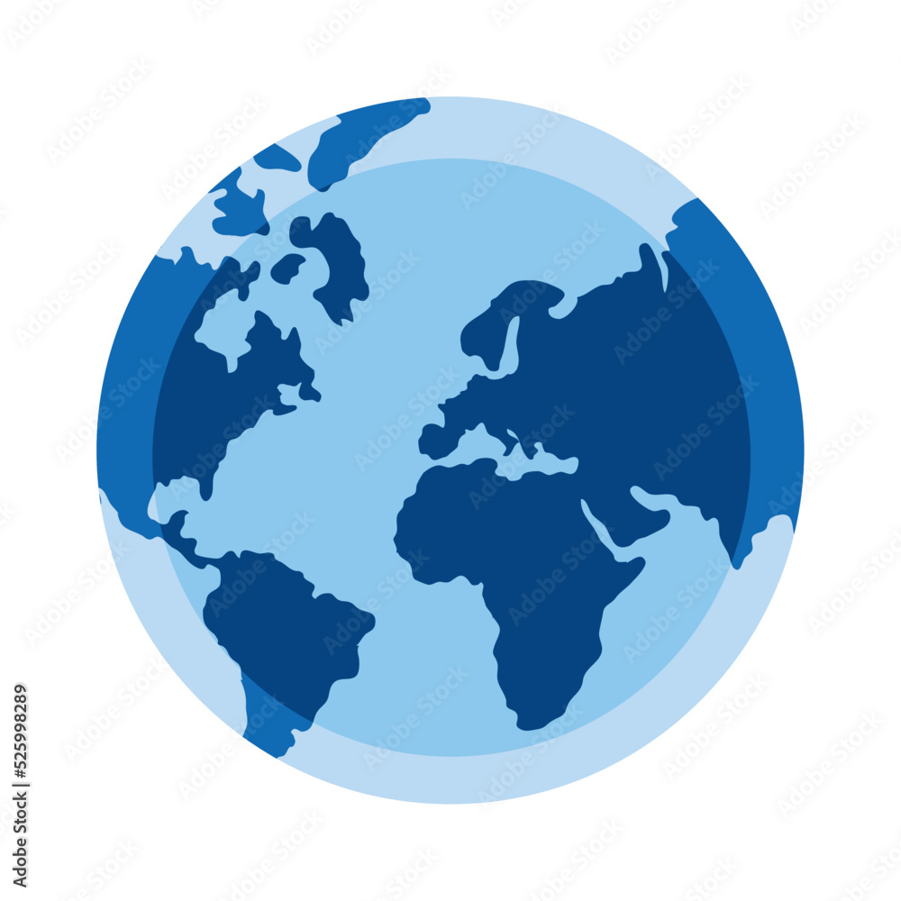 Fototapeta premium blue world planet earth