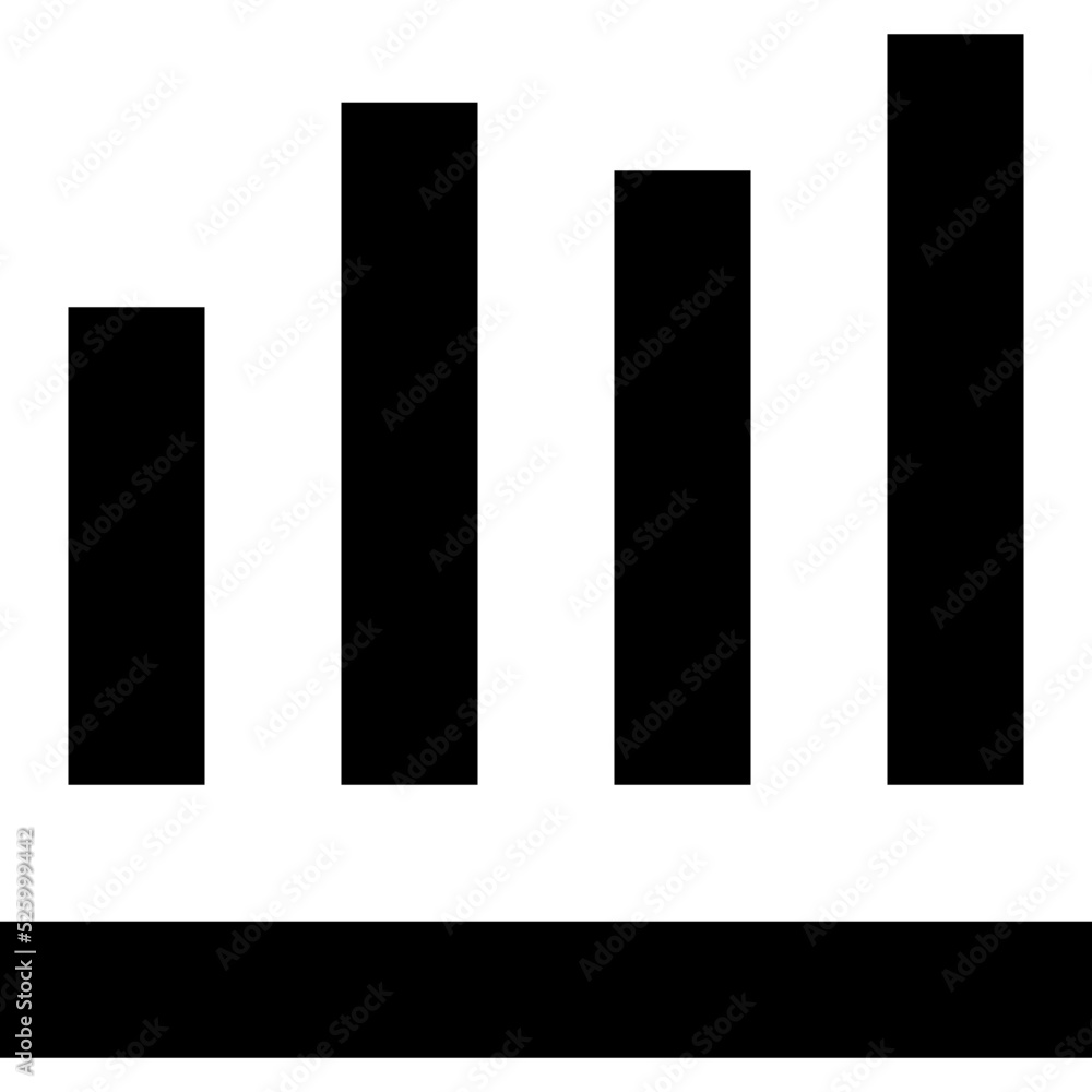 Graph Vector Icon Graph Vector Icon