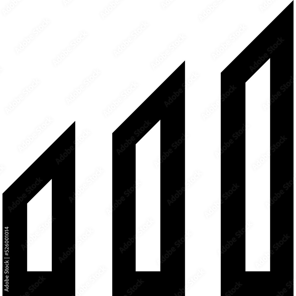 Bar Graph Vector Icon