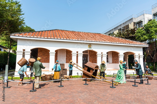 Tableau sur toile Building view of the Former British Consulate at Takao