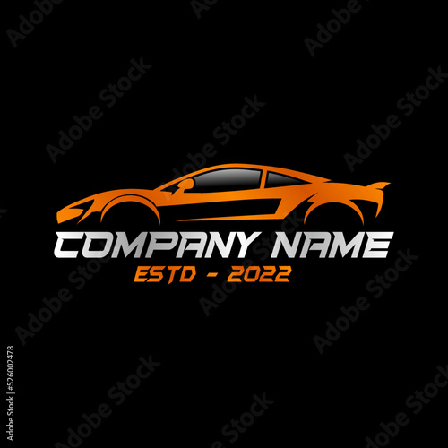 modern car logo design inspiration template. vector logo