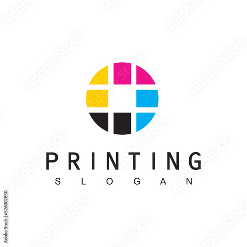 Digital Print Logo Design Template