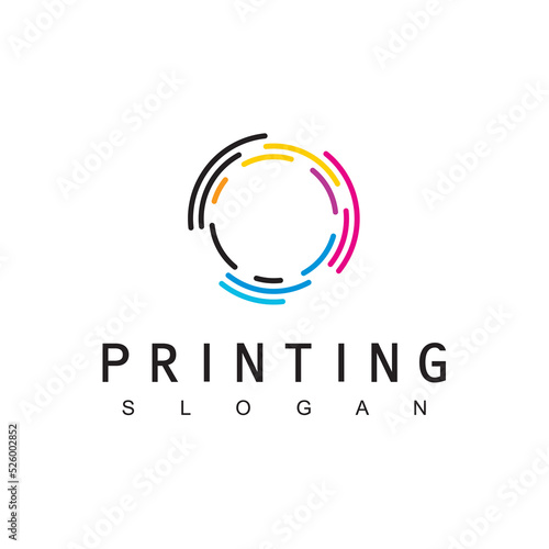 Digital Print Logo Design Template