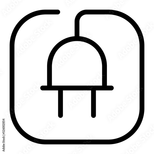 adapter line icon