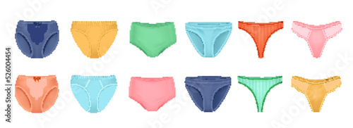 Realistic Women Panties Set