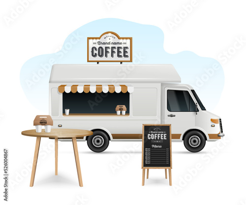 Food Truck Illustration
