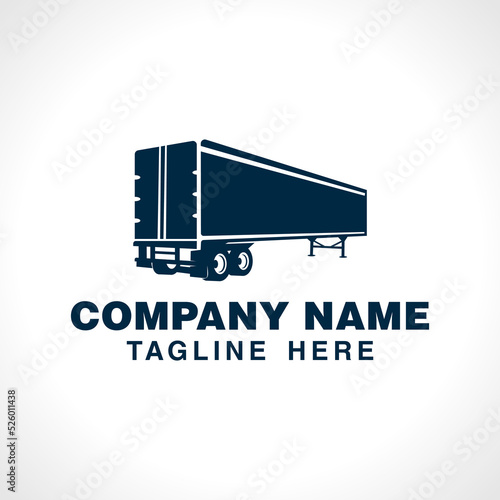 trailer logo vector template design