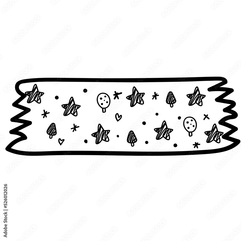 Naklejka premium washi tape