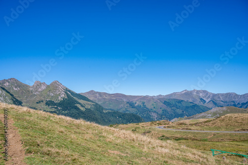 Pyrenees landscape in the val d'azun region