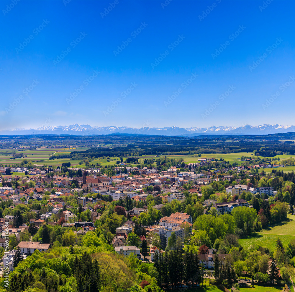 Bad Wörishofen aus der Luft, Luftbild