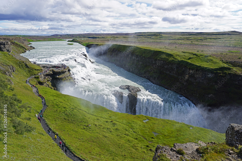 Gullfoss waterfall in Iceland Gullfoss waterfall in Iceland