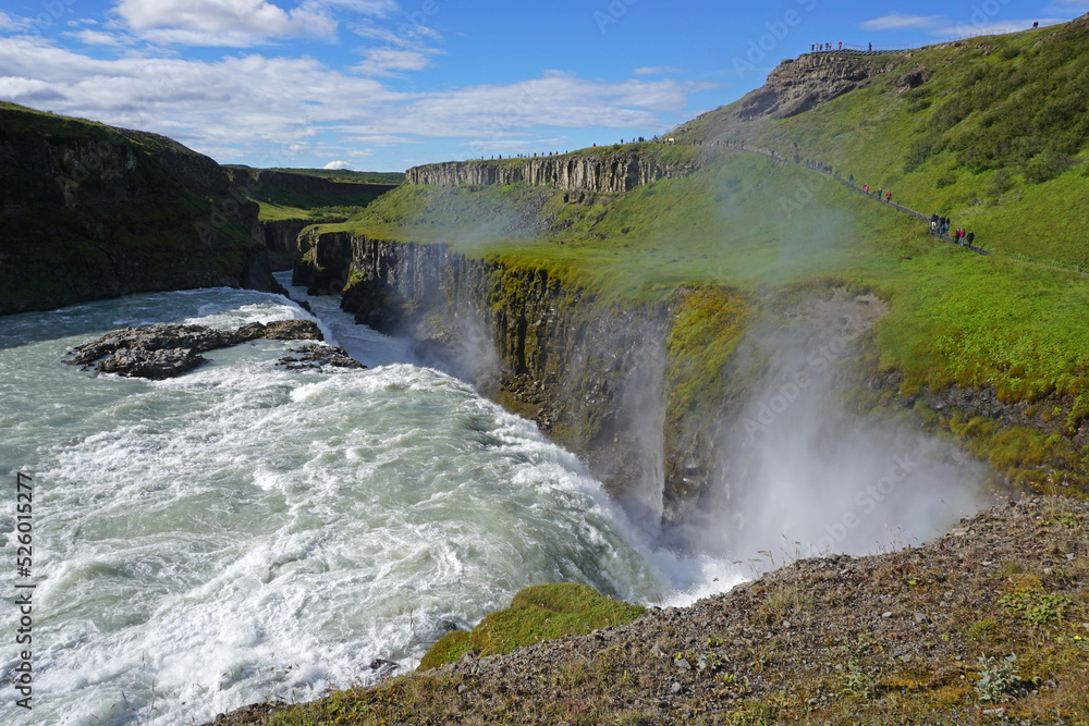 Gullfoss waterfall in Iceland Gullfoss waterfall in Iceland