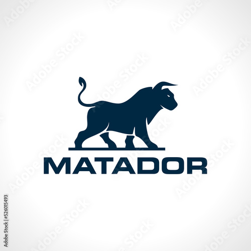 bull logo vector toro template for your business